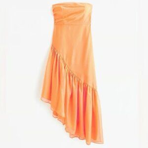 Abercrombie and Fitch Strapless Midi Dress